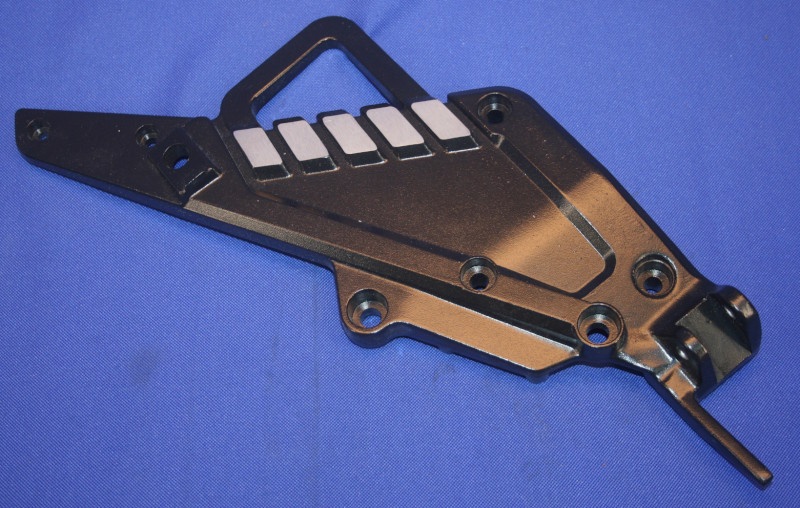 Fu&szlig;rastenplatte K75/100 2/86- re.schwarz o.ABS