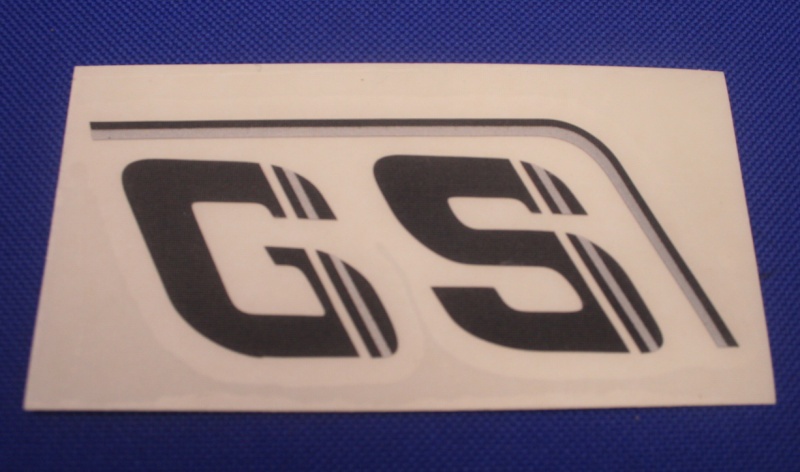 Aufkleber R80GS -90 sw/si rechts f. Batterieabdeckung