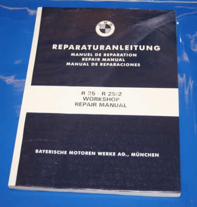 Werkstatthandbuch R25 english repair manual