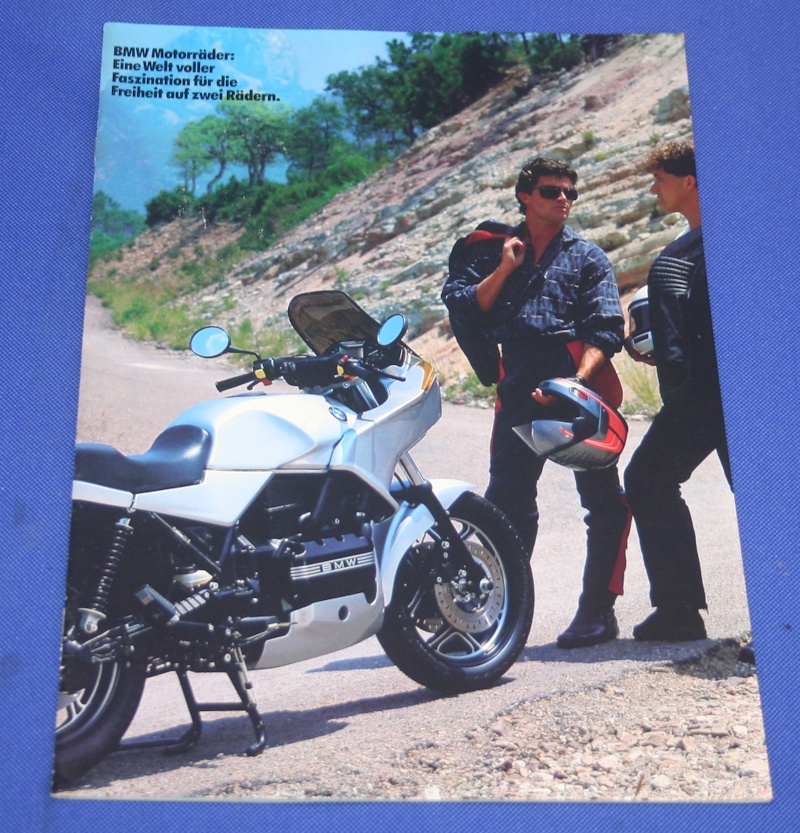 Prospekt BMW Motorr&auml;der 1987 deutsche Ausg.8/1986 29 Seitig