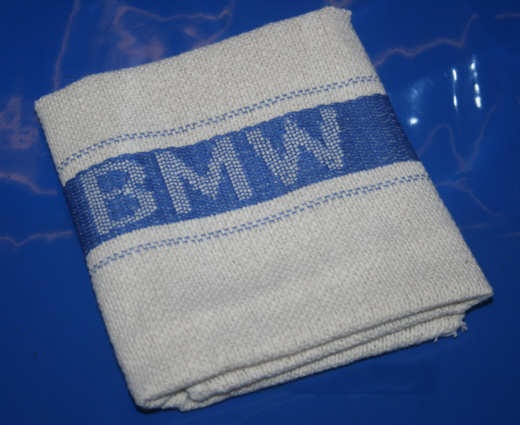 Putzlappen BMW Putztuch mit BMW Schriftzug blau