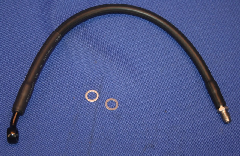 Stahlflex-Bremsschlauch R100CS 81-84 oben ca.40cm