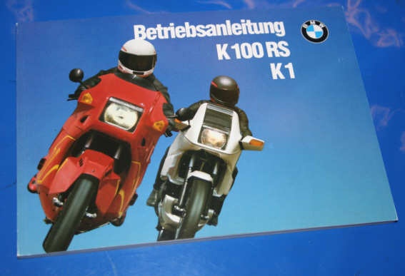Betriebsanleitung K1 K100RS 16V deutsch 1.Auflage 6/1991
