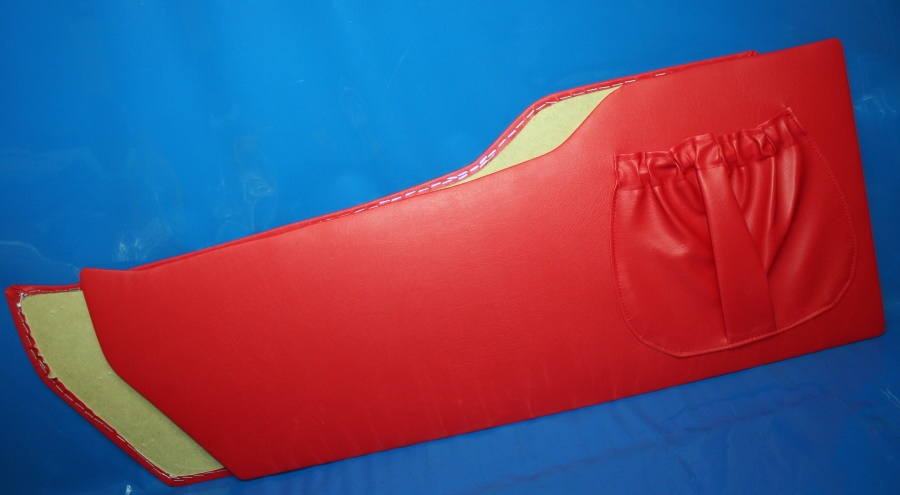 Innenverkleidung LS200 rot Steib Paar mit Kartentasche