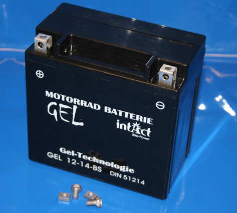 Batterie 12V 12AH Gel Wartungsfrei Plus rechts F800 K1200S