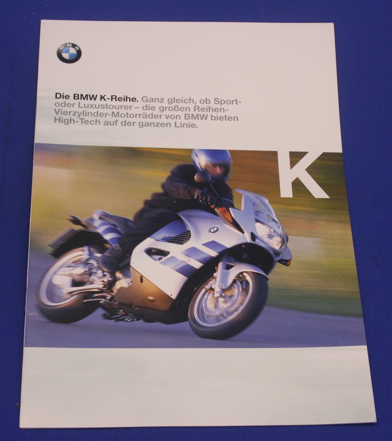 Prospekt BMW K-Reihe K1200RS K1200LT Ausg.8/98 20Seitig