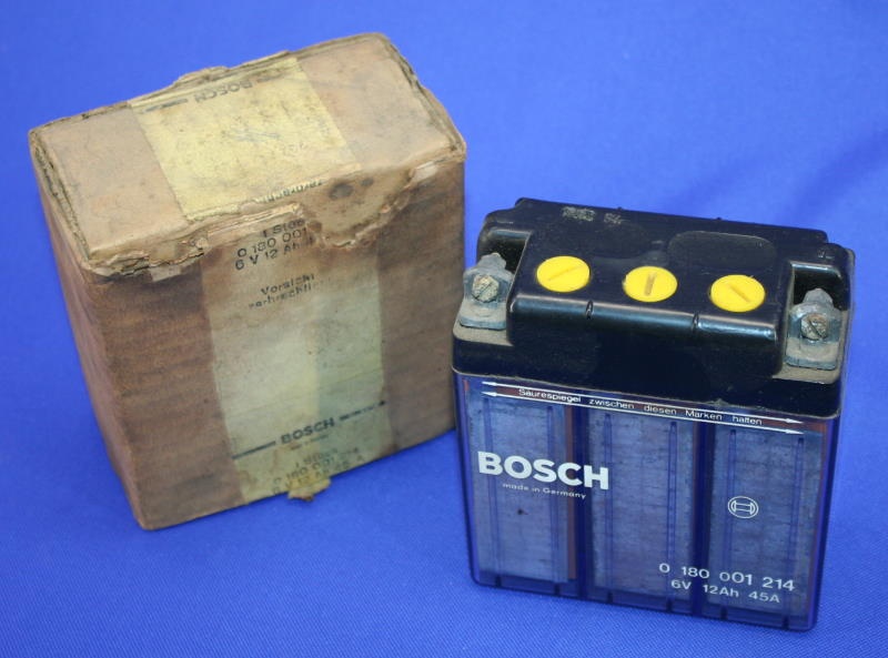 Batterie 6V 12AH BOSCH alter Lagerbestand für Ausstellung