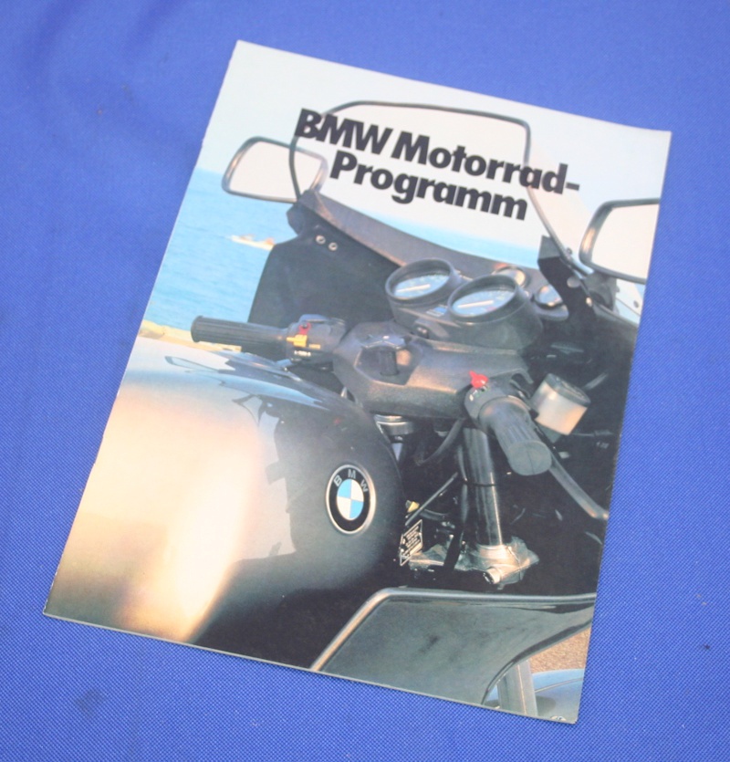 Prospekt BMW Motorr&auml;der 1981 deutsche Ausg.2/81 28 Seitig