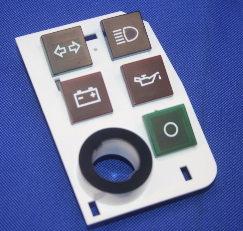 Abdeckung Lampentr&auml;ger G/S +GS -90 Kontrollleuchten