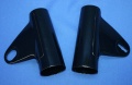 Lampenhalter /6-84 li.+re schwarz glanz GEBRAUCHT !