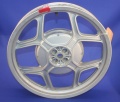 Hinterrad R80 R100 85- Gu&szlig; 2,50x18 Y-Sp.silber  GEBRAUCHT!
