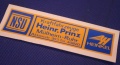 Aufkleber Heinrich Prinz M&uuml;hlheim ca.97x26mm NSU + Heinkel