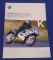 Prospekt BMW K-Reihe K1200RS K1200LT Ausg.8/98 20Seitig